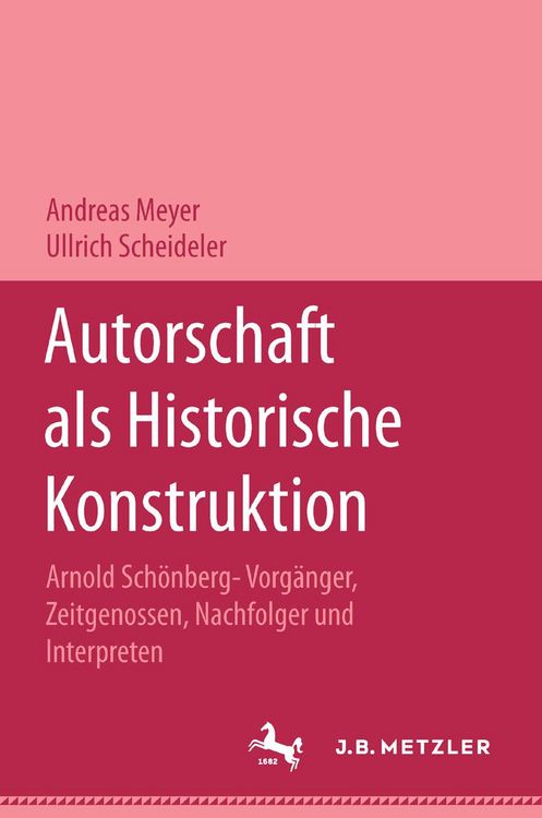 Produktbild: Authorshaft als historicische Konstrution