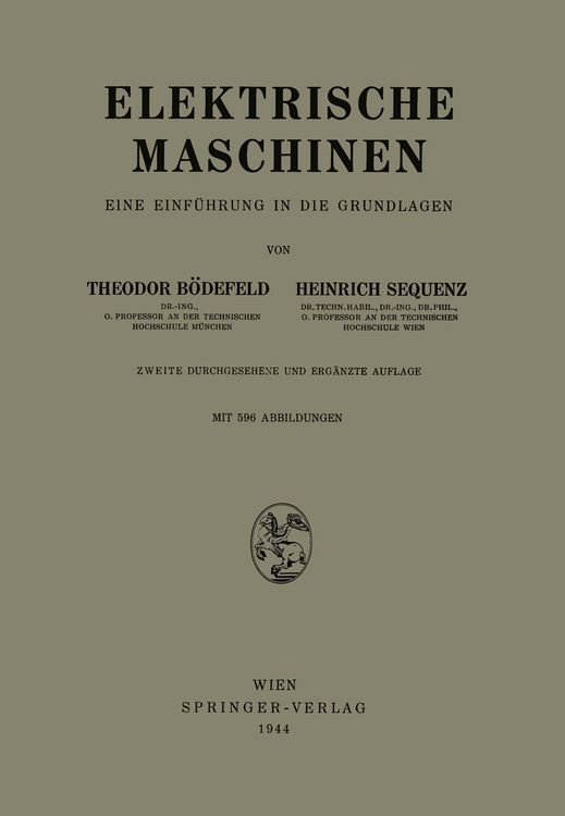 Produktbild: Elektrische Maschinen