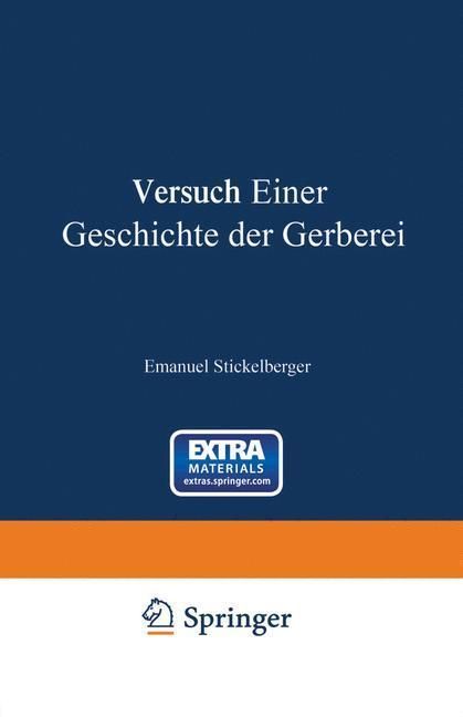 Produktbild: Versuch einer Geschichte der Gerberei