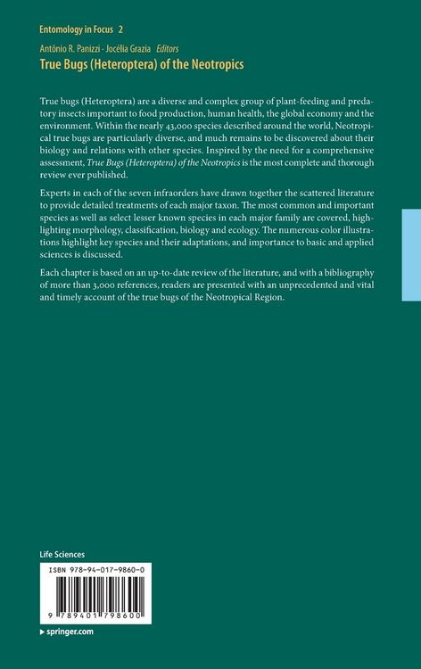 Produktbild: True Bugs (Heteroptera) of the Neotropics