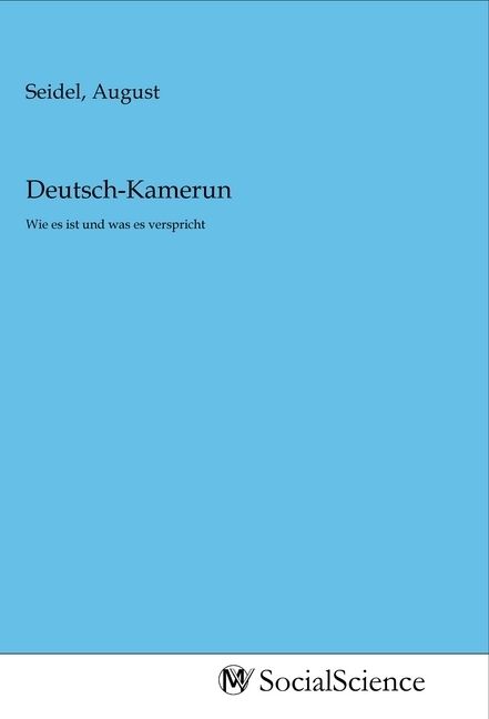 Produktbild: Deutsch-Kamerun