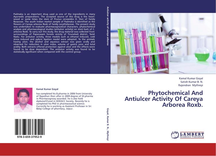 Produktbild: Phytochemical And Antiulcer Activity Of Careya Arborea Roxb.