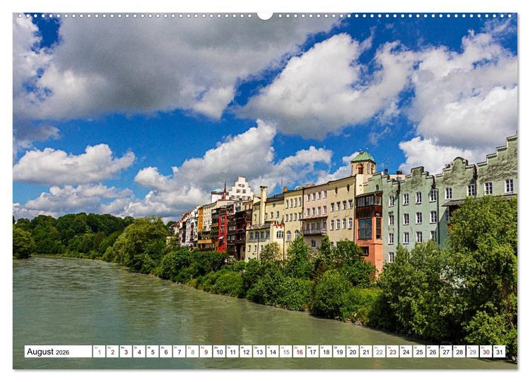 Produktbild: Wasserburg am Inn (hochwertiger Premium Wandkalender 2026 DIN A2 quer), Kunstdruck in Hochglanz