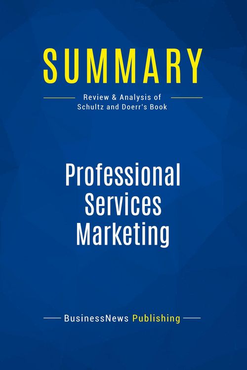 Produktbild: Summary: Professional Services Marketing