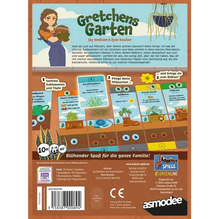Produktbild: Lookout Spiele - Gretchens Garten