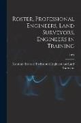 Produktbild: Roster, Professional Engineers, Land Surveyors, Engineers in Training; 1974