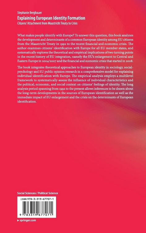 Produktbild: Explaining European Identity Formation