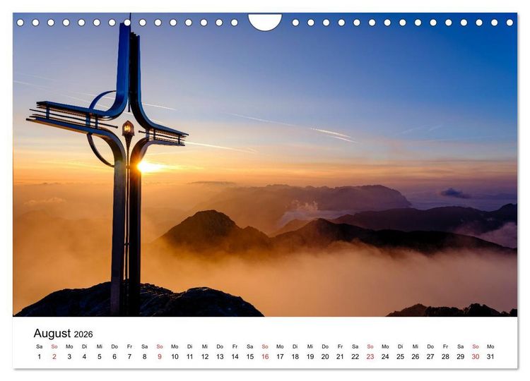 Produktbild: Berchtesgadener Berge im Licht (Wandkalender 2026 DIN A4 quer), CALVENDO Monatskalender