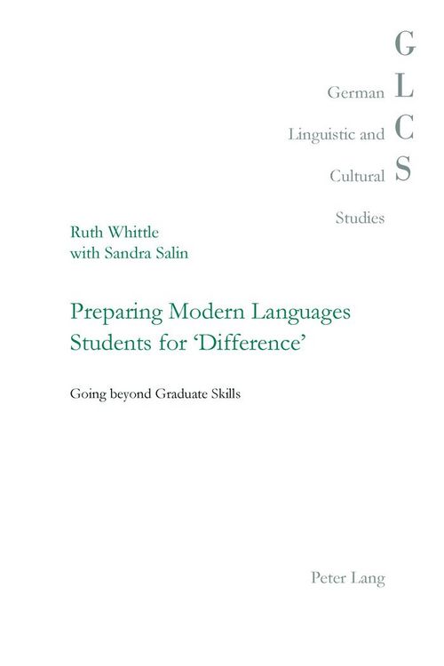 Produktbild: Preparing Modern Languages Students for 'Difference'