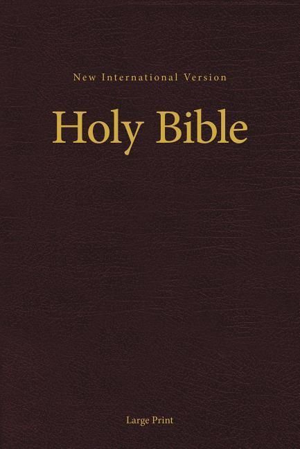 Produktbild: NIV, Pew and Worship Bible, Large Print, Hardcover, Burgundy