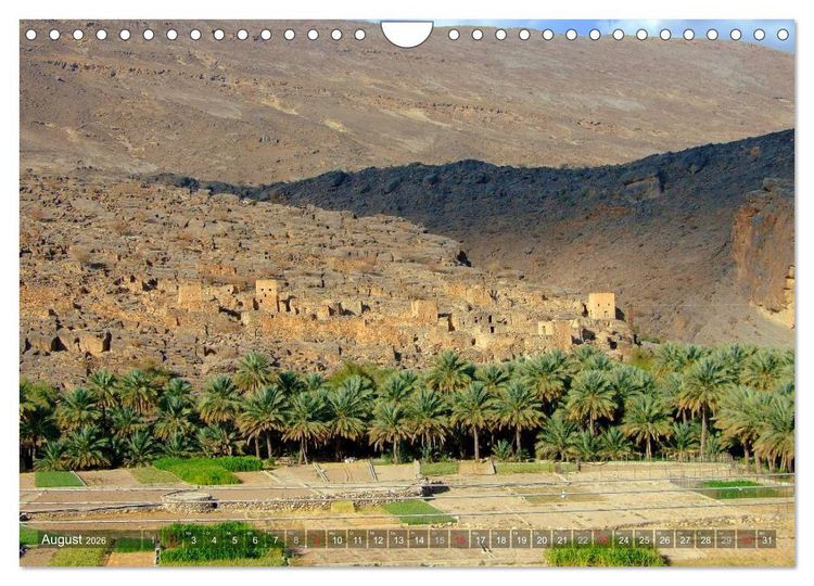 Produktbild: Oman - Eine Bilder-Reise (Wandkalender 2026 DIN A4 quer), CALVENDO Monatskalender