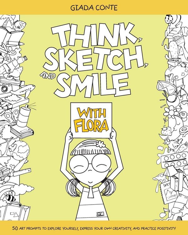 Produktbild: Think, Sketch, and Smile with Flora