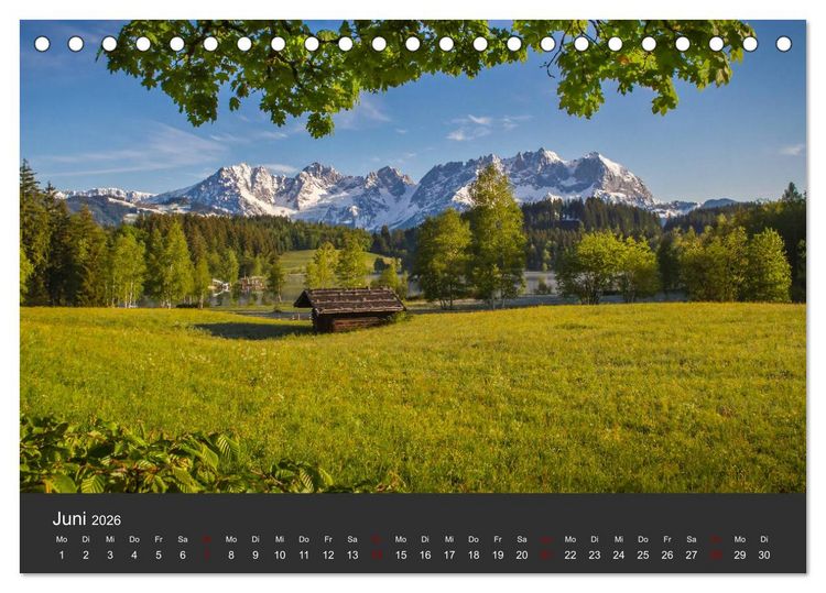Produktbild: Der Wilde Kaiser, das Kletterparadies bei Kitzb&uuml;hel (Tischkalender 2026 DIN A5 quer), CALVENDO Monatskalender