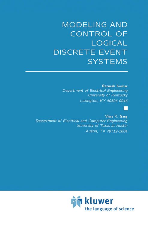 Produktbild: Modeling and Control of Logical Discrete Event Systems