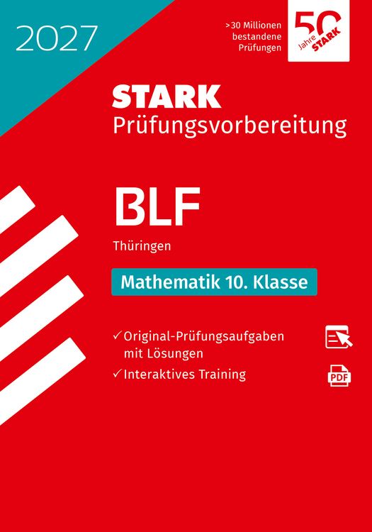 Produktbild: STARK Mathematik 10. Klasse - BLF Gymnasium 2027 Th&uuml;ringen - Pr&uuml;fungsvorbereitung