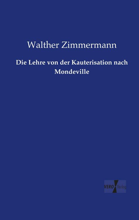 Produktbild: Die Lehre von der Kauterisation nach Mondeville