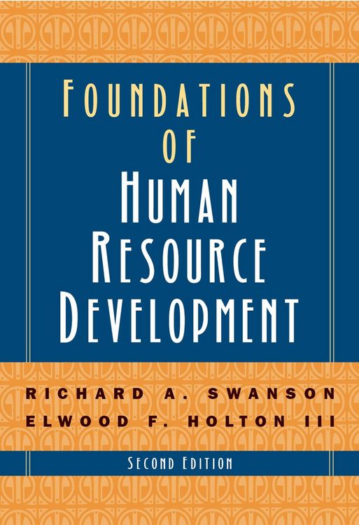 Produktbild: Swanson, R: Foundations of Human Resource Development