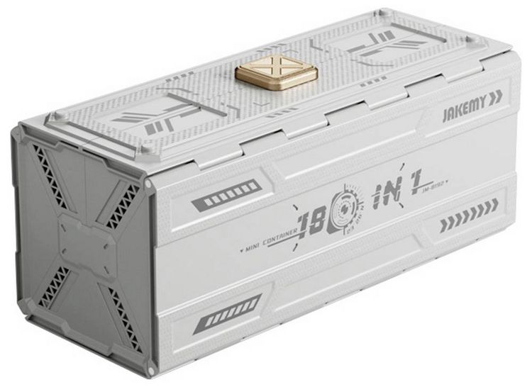 Produktbild: Jakemy Cordless screwdriver JM-8192 Bit-Set 180teilig T-Profil, T-Profil mit Loch, Sechskant, Kreuzschlitz Phillips, Kreuzschlitz