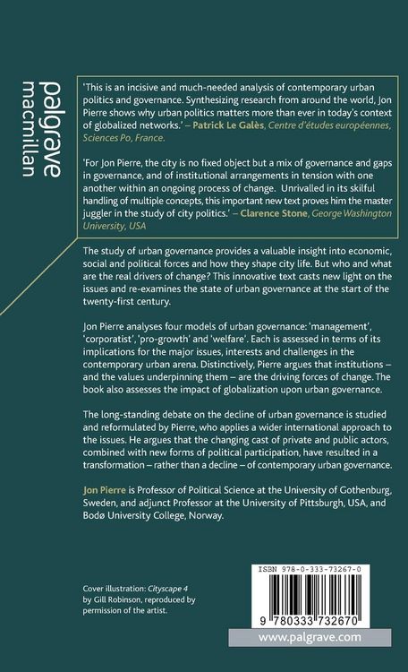 Produktbild: The Politics of Urban Governance