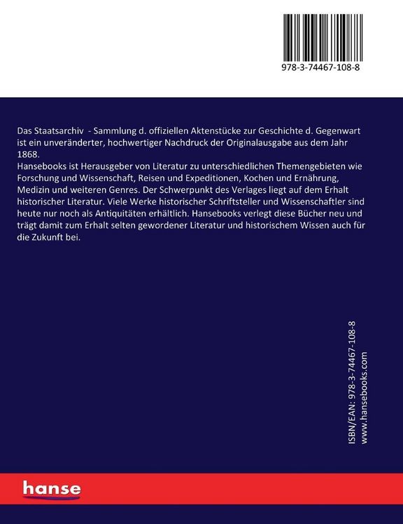 Produktbild: Das Staatsarchiv