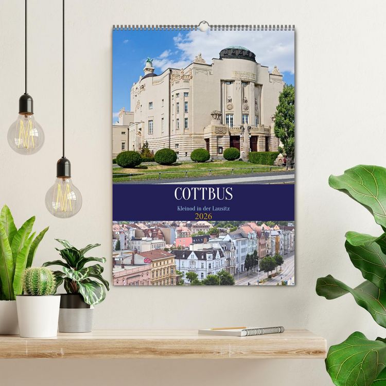 Produktbild: Cottbus Kleinod in der Lausitz (Wandkalender 2026 DIN A2 hoch), CALVENDO Monatskalender