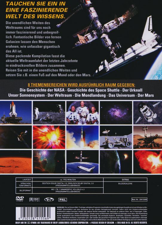 Produktbild: Die gro&szlig;e Enzyklop&auml;die des Weltraums [10 DVDs]