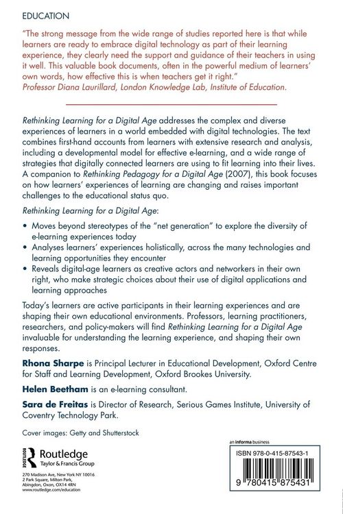 Produktbild: Rethinking Learning for a Digital Age