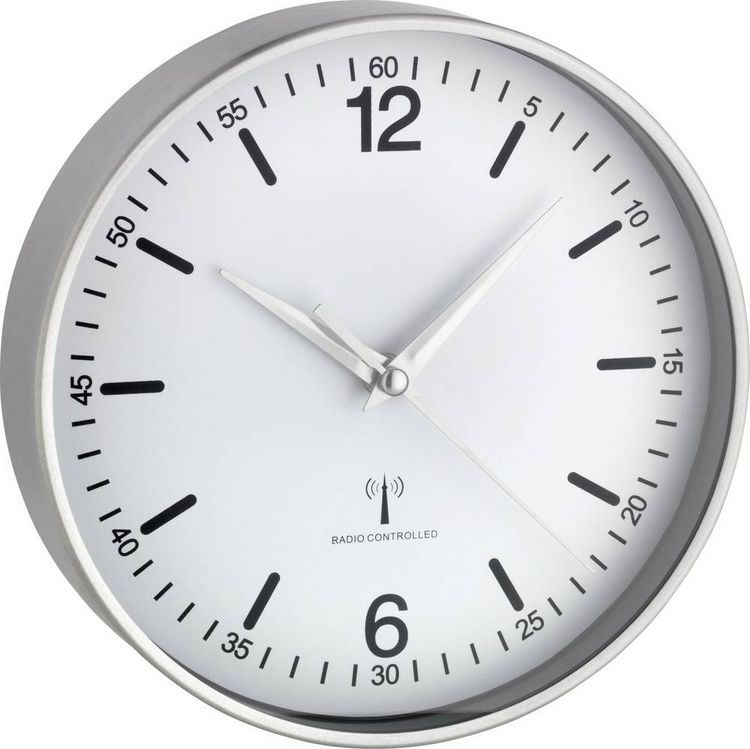 Produktbild: TFA Dostmann 60.3503.02 Funk Wanduhr 19.5mm x 45mm