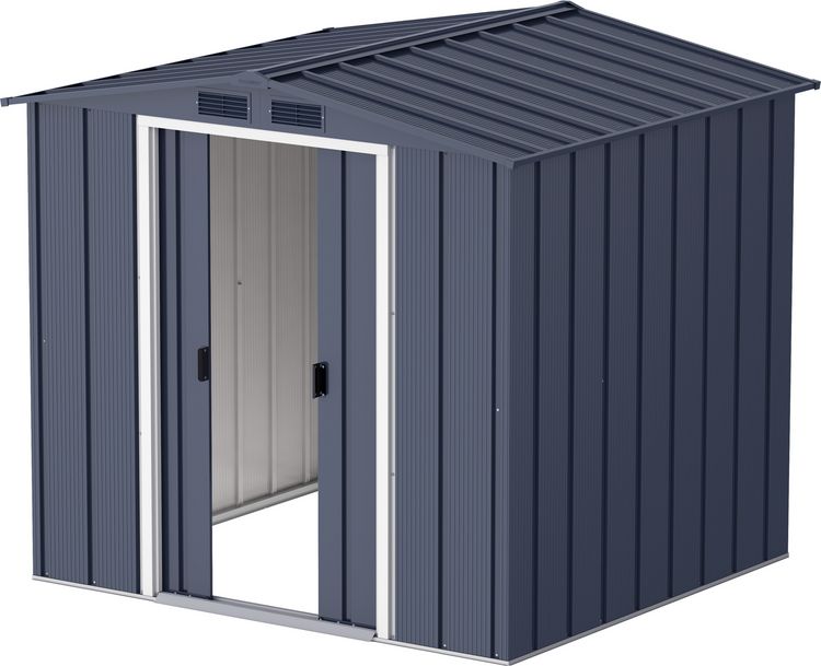 Produktbild: Metall Ger&auml;tehaus 202x174 Gartenhaus Schiebet&uuml;ren
