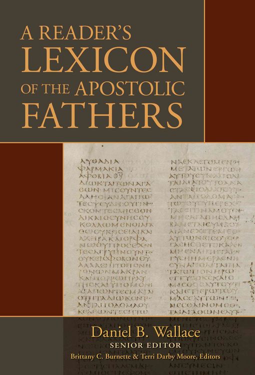 Produktbild: A Reader's Lexicon of the Apostolic Fathers