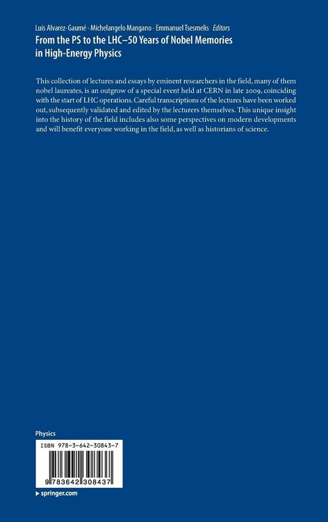 Produktbild: From the PS to the LHC - 50 Years of Nobel Memories in High-Energy Physics