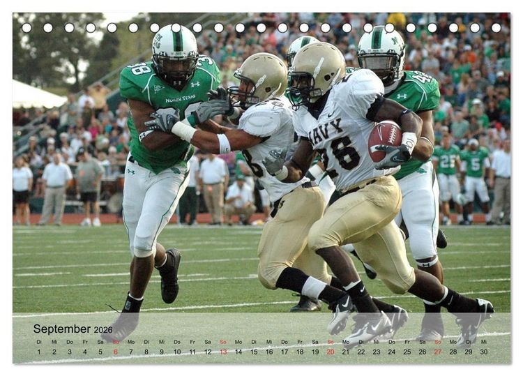 Produktbild: Sport. American Football (Tischkalender 2026 DIN A5 quer), CALVENDO Monatskalender