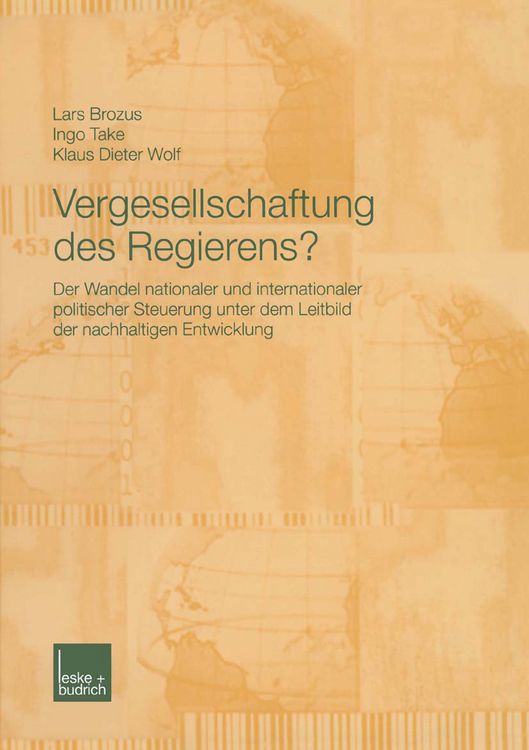 Produktbild: Vergesellschaftung des Regierens?