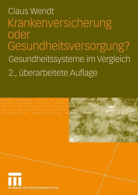 Produktbild: Krankenversicherung oder Gesundheitsversorgung?