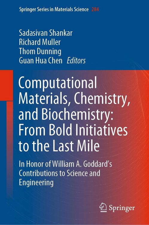 Produktbild: Computational Materials, Chemistry, and Biochemistry: From Bold Initiatives to the Last Mile