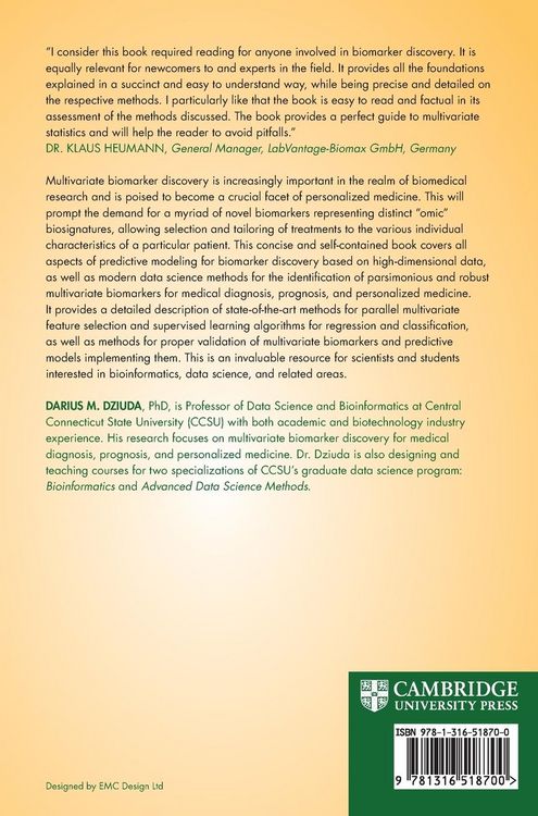 Produktbild: Multivariate Biomarker Discovery