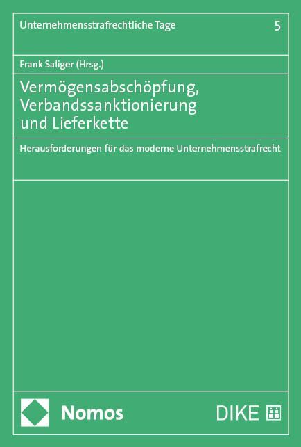 Produktbild: Verm&ouml;gensabsch&ouml;pfung, Verbandssanktionierung und Lieferkette