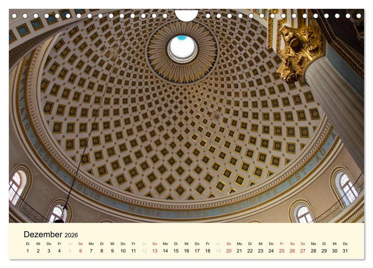 Produktbild: Malta und Gozo, Perlen im Mittelmeer (Wandkalender 2026 DIN A4 quer), CALVENDO Monatskalender