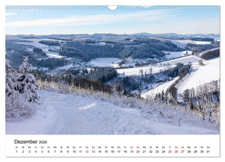 Produktbild: Westfeld-Ohlenbach im Wechsel der Jahreszeiten (Wandkalender 2026 DIN A3 quer), CALVENDO Monatskalender
