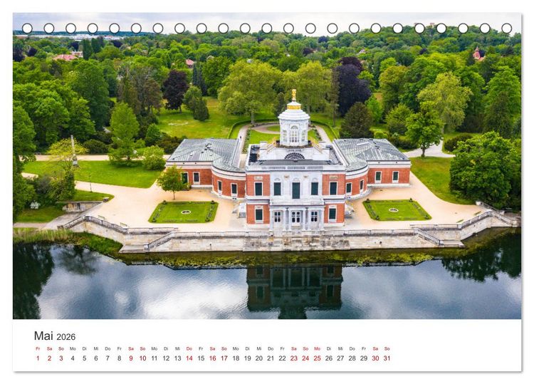 Produktbild: Potsdam - UNESCO Weltkulturerbe und Stadt der Schl&ouml;sser und G&auml;rten (Tischkalender 2026 DIN A5 quer), CALVENDO Monatskalender