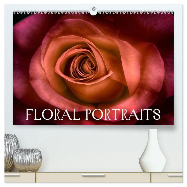 Produktbild: Floral Portraits - Blumen Impression (hochwertiger Premium Wandkalender 2026 DIN A2 quer), Kunstdruck in Hochglanz