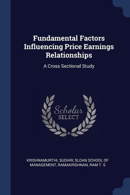 Produktbild: Fundamental Factors Influencing Price Earnings Relationships