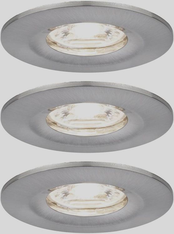 Produktbild: Paulmann 94301 EBL Nova mini Coin LED-Einbauleuchte 3er Set 4W Eisen