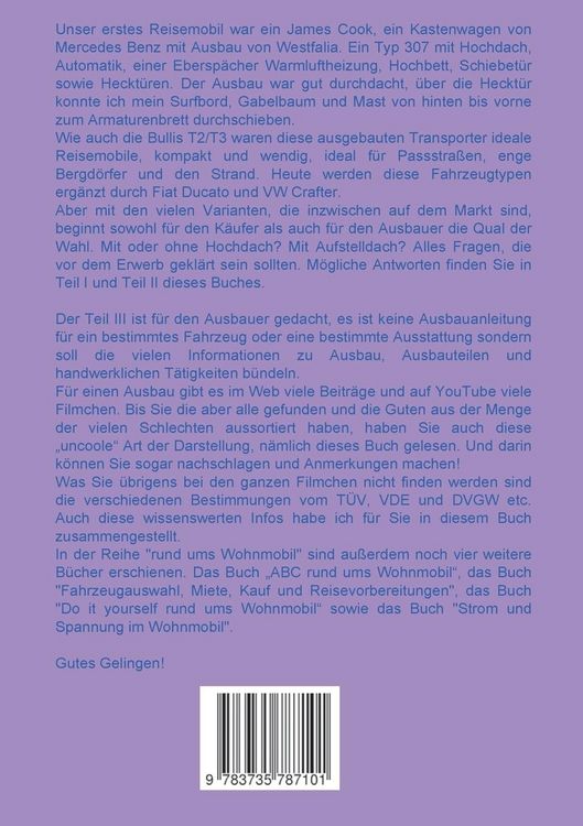 Produktbild: Kastenwagen als Reisemobil