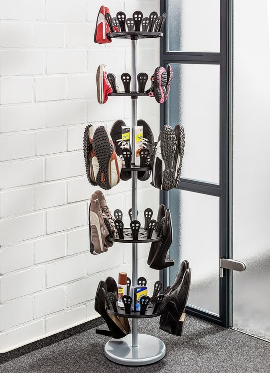 Produktbild: Schuhkarussell, 5 Rondelle, Platz für 30 Paar Schuhe