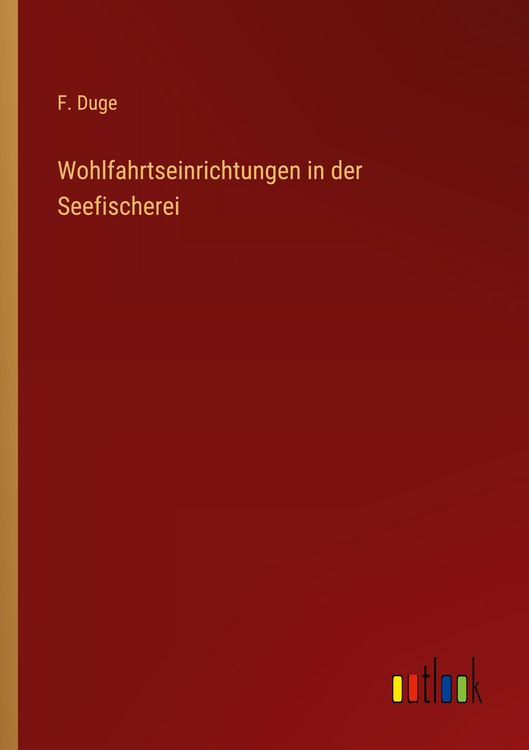 Produktbild: Wohlfahrtseinrichtungen in der Seefischerei