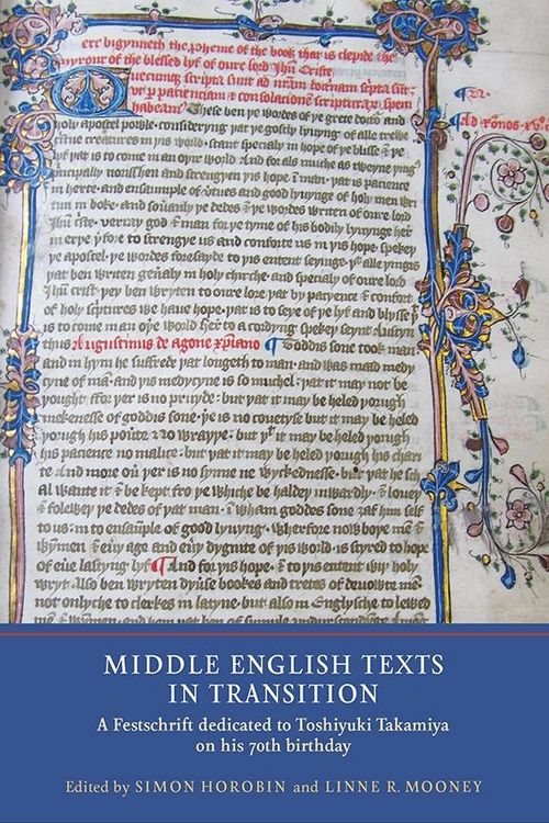Produktbild: Middle English Texts in Transition