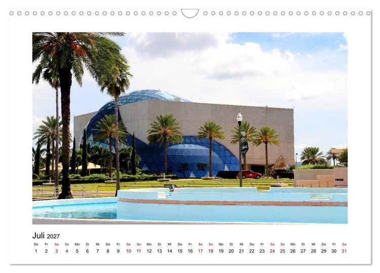 Produktbild: Florida 2027 abwechslungsreich und von der Sonne verw&ouml;hnt (Wandkalender 2027 DIN A3 quer), CALVENDO Monatskalender