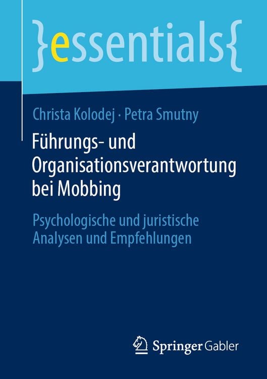 Produktbild: Führungs- und Organisationsverantwortung bei Mobbing