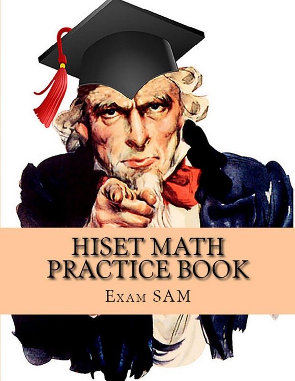 Produktbild: HiSET Math Practice Book